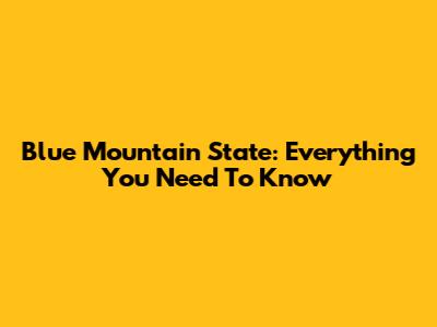 Blue Mountain State: Everything You Need To Know