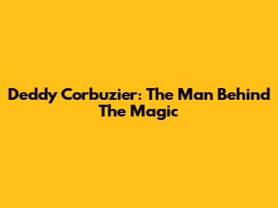 Deddy Corbuzier: The Man Behind The Magic