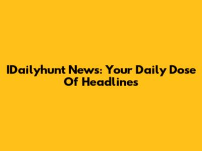 IDailyhunt News: Your Daily Dose Of Headlines