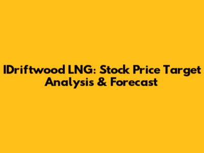 IDriftwood LNG: Stock Price Target Analysis & Forecast
