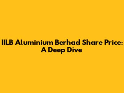 IILB Aluminium Berhad Share Price: A Deep Dive