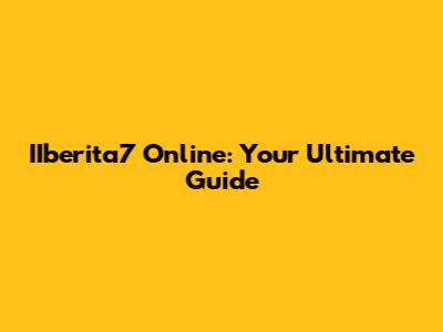 IIberita7 Online: Your Ultimate Guide