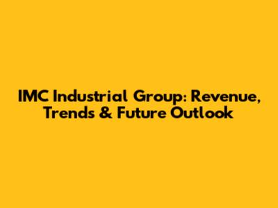 IMC Industrial Group: Revenue, Trends & Future Outlook