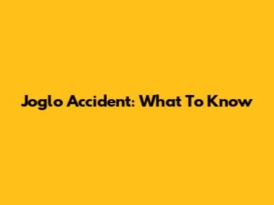 Joglo Accident: What To Know