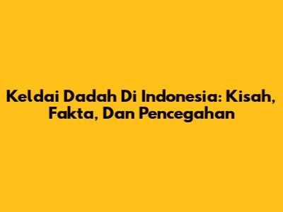 Keldai Dadah Di Indonesia: Kisah, Fakta, Dan Pencegahan