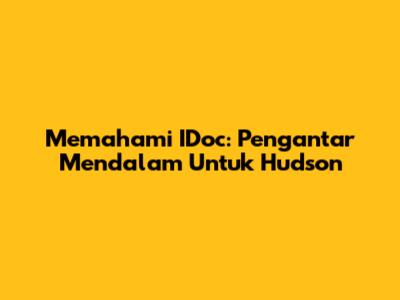 Memahami IDoc: Pengantar Mendalam Untuk Hudson