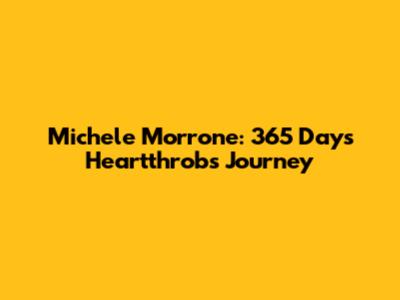 Michele Morrone: 365 Days Heartthrob's Journey