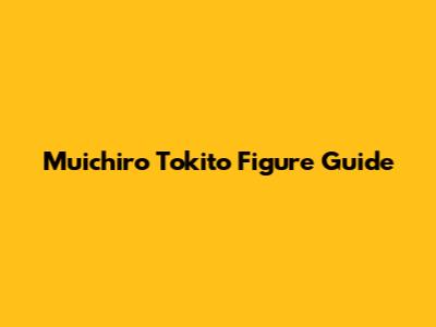 Muichiro Tokito Figure Guide