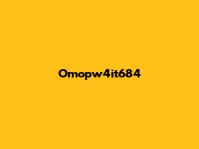Omopw4it684