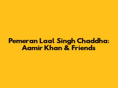 Pemeran Laal Singh Chaddha: Aamir Khan & Friends