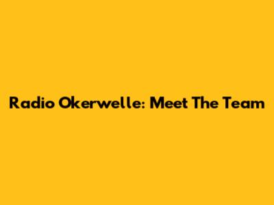 Radio Okerwelle: Meet The Team