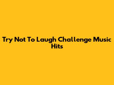 Try Not To Laugh Challenge Music Hits