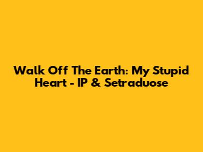 Walk Off The Earth: My Stupid Heart - IP & Setraduose